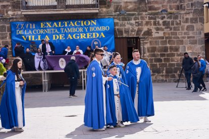 Nueve cofradías de Soria, La Rioja, Navarra y Zaragoza participaron en la XXVII Exaltación de la Corneta, Tambor y Bombo de Ágreda.