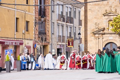 Nueve cofradías de Soria, La Rioja, Navarra y Zaragoza participaron en la XXVII Exaltación de la Corneta, Tambor y Bombo de Ágreda.