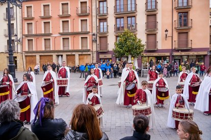 Nueve cofradías de Soria, La Rioja, Navarra y Zaragoza participaron en la XXVII Exaltación de la Corneta, Tambor y Bombo de Ágreda.