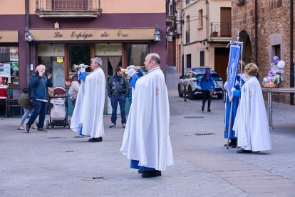 Nueve cofradías de Soria, La Rioja, Navarra y Zaragoza participaron en la XXVII Exaltación de la Corneta, Tambor y Bombo de Ágreda.