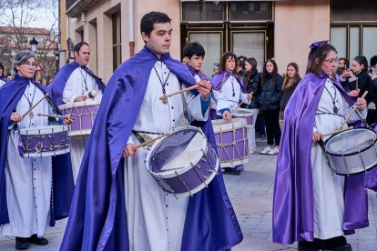 Nueve cofradías de Soria, La Rioja, Navarra y Zaragoza participaron en la XXVII Exaltación de la Corneta, Tambor y Bombo de Ágreda.
