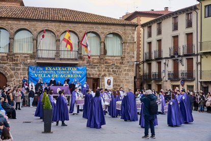 Nueve cofradías de Soria, La Rioja, Navarra y Zaragoza participaron en la XXVII Exaltación de la Corneta, Tambor y Bombo de Ágreda.