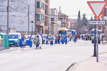 Nueve cofradías de Soria, La Rioja, Navarra y Zaragoza participaron en la XXVII Exaltación de la Corneta, Tambor y Bombo de Ágreda.