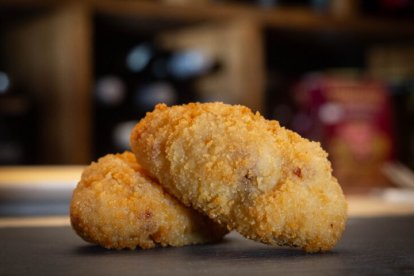 Croqueta cremosa de pulpo