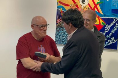 Un momento del acto celebrado en la localidad francesa.