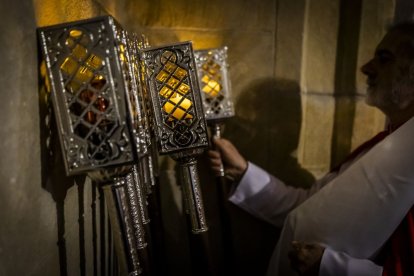 La procesión recorrió las calles del Calaverón