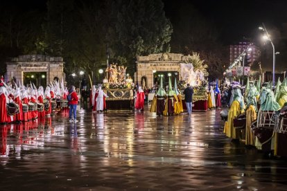 Ambas Cofradías pudieron completar su procesión pese a las complicaciones