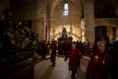 La Semana Santa de Soria en su procesión del Jueves Santo.