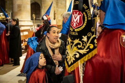 La Semana Santa de Soria en su procesión del Jueves Santo.