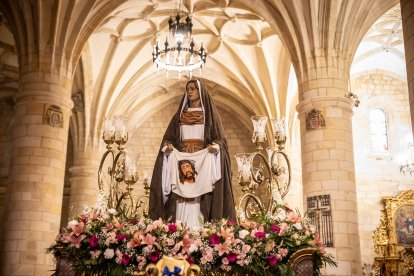 La Semana Santa de Soria en su procesión del Jueves Santo.