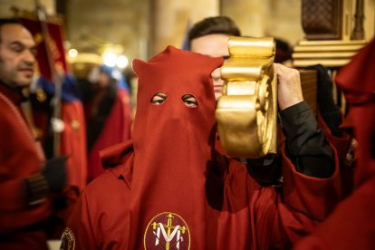 La Semana Santa de Soria en su procesión del Jueves Santo.