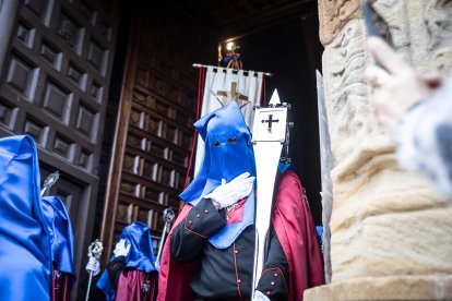 La Semana Santa de Soria en su procesión del Jueves Santo.