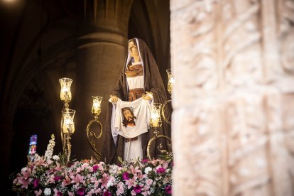 La Semana Santa de Soria en su procesión del Jueves Santo.