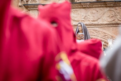La Semana Santa de Soria en su procesión del Jueves Santo.