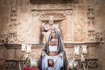 La Semana Santa de Soria en su procesión del Jueves Santo.