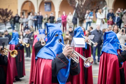 La Semana Santa de Soria en su procesión del Jueves Santo.