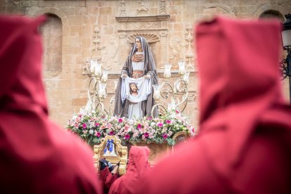 La Semana Santa de Soria en su procesión del Jueves Santo.