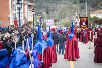 La Semana Santa de Soria en su procesión del Jueves Santo.
