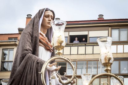 La Semana Santa de Soria en su procesión del Jueves Santo.