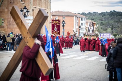La Semana Santa de Soria en su procesión del Jueves Santo.