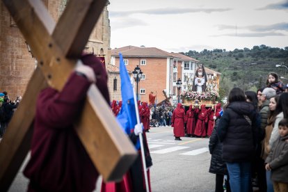 La Semana Santa de Soria en su procesión del Jueves Santo.