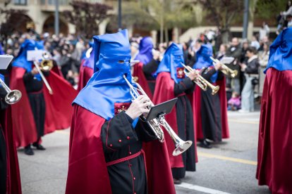 La Semana Santa de Soria en su procesión del Jueves Santo.