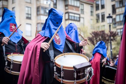 La Semana Santa de Soria en su procesión del Jueves Santo.