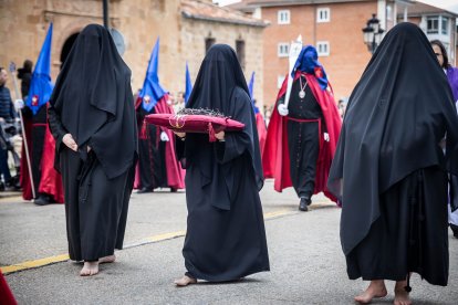 La Semana Santa de Soria en su procesión del Jueves Santo.