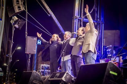 La banda soriana Blues Deluxe fueron los teloneros