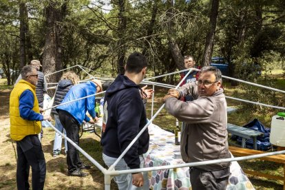 La romería congregó a una multitud en el paraje de Campiserrado