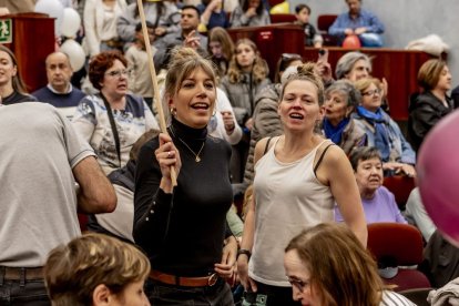 El acto estuvo amenizado por multitud de sorianos que acudieron a festejar