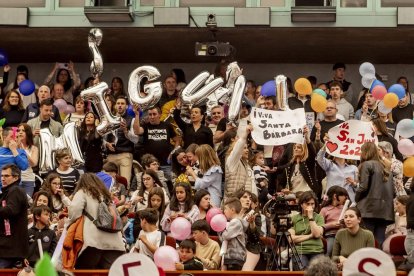 El acto estuvo amenizado por multitud de sorianos que acudieron a festejar
