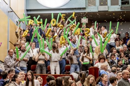 El acto estuvo amenizado por multitud de sorianos que acudieron a festejar