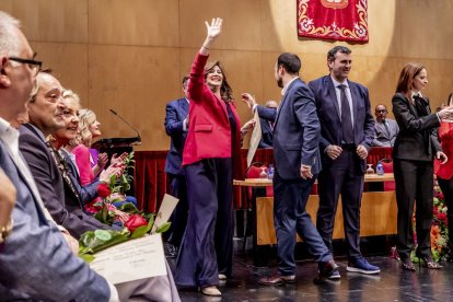 El acto estuvo amenizado por multitud de sorianos que acudieron a festejar