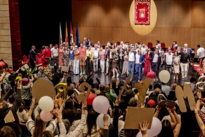 El acto estuvo amenizado por multitud de sorianos que acudieron a festejar