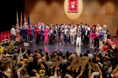 El acto estuvo amenizado por multitud de sorianos que acudieron a festejar