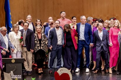 El acto estuvo amenizado por multitud de sorianos que acudieron a festejar