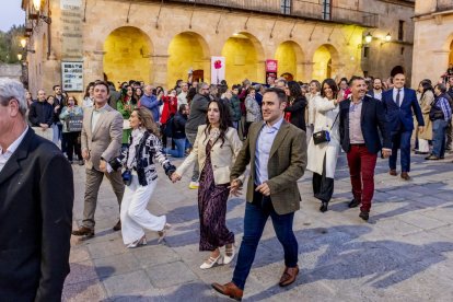 El acto estuvo amenizado por multitud de sorianos que acudieron a festejar