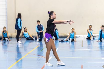 Tarde de gimnasia en el polideportivo San Andrés