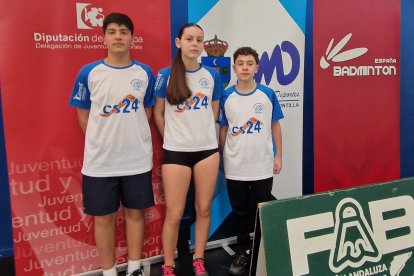 Daniel Marín, Jimena Ayllón Aaron Barrera participaron en el Máster Nacional de Montilla.