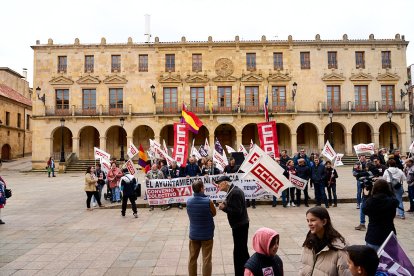 Manifestación en Soria con motivo del 1 de mayo, Día del Trabajador.