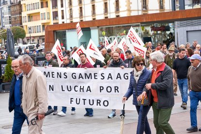 Manifestación en Soria con motivo del 1 de mayo, Día del Trabajador.