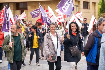Manifestación en Soria con motivo del 1 de mayo, Día del Trabajador.