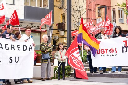 Manifestación en Soria con motivo del 1 de mayo, Día del Trabajador.
