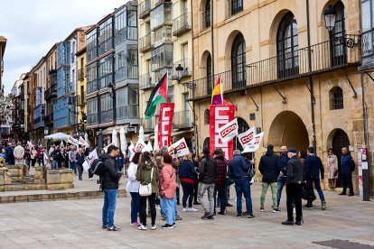 Manifestación en Soria con motivo del 1 de mayo, Día del Trabajador.