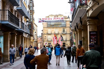 Manifestación en Soria con motivo del 1 de mayo, Día del Trabajador.