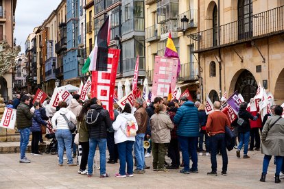 Manifestación en Soria con motivo del 1 de mayo, Día del Trabajador.