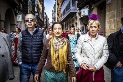 La Plaza Mayor fue el escenario para bailar sevillanas