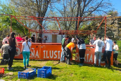 El monte Valonsadero ya luce con sus colores de fiestas