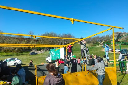 El monte Valonsadero ya luce con sus colores de fiestas